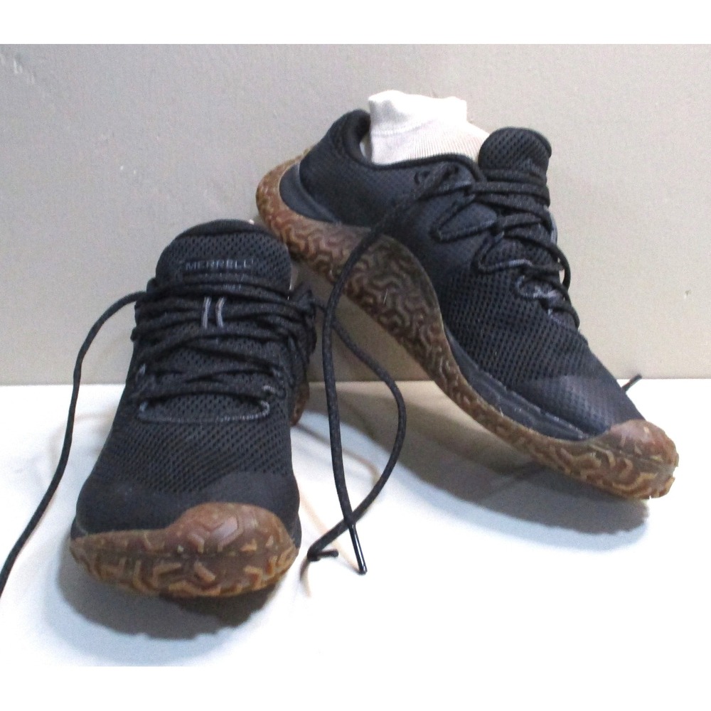 Merrell Trail Glove 7 Womens Barefoot Running Shoes Black Gum Vibram J067708 7.5 - Picture 2 of 11